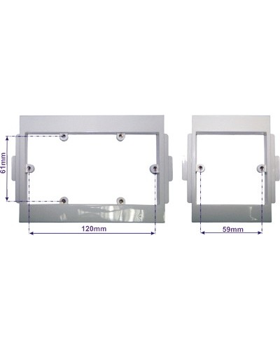 Суппорт пластиковый 45x90, под винт TWT TWT-CT100-F45X90 в Калуге Аксессуары для кабель-канала Pintop.ru