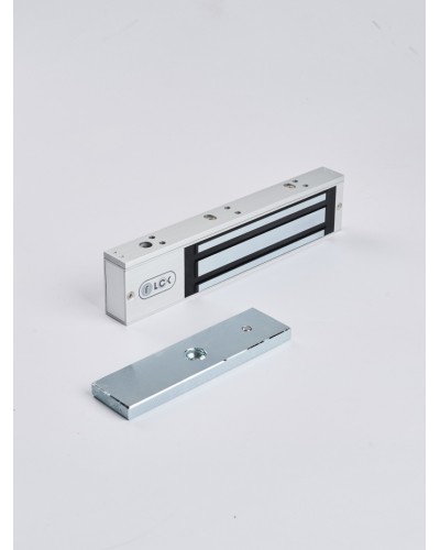 R-Lock RL-EM280-L0S - Электромагнитный замкок, 280кг, DC12/24B, цвет серебристый сатинированный алюминий RAL 7047 в Калуге Электромагнитные замки Pintop.ru