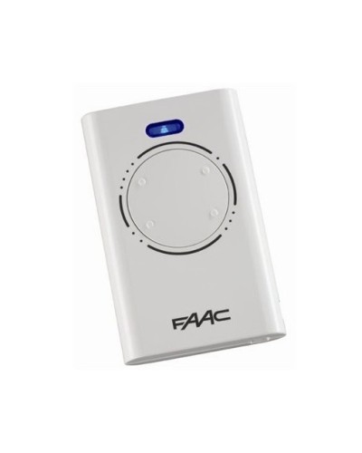 Брелок-передатчик 4-канальный Faac 787008 (белый) в Калуге Устройства радиоуправления для шлагбаумов и автоматики Pintop.ru