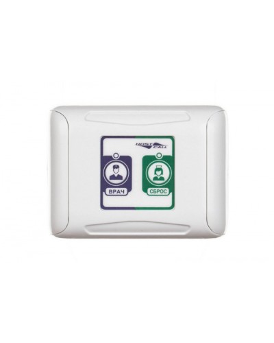 Кнопка присутствия/сброса и вызова врача Hostcall MP-434W2 в Калуге Система оповещения и трансляции Hostcall Pintop.ru