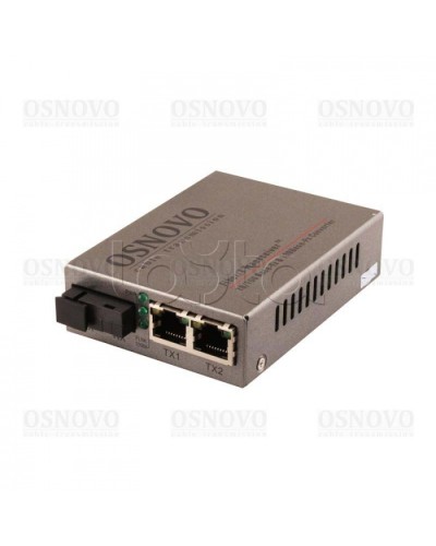 Медиаконвертер Fast Ethernet OSNOVO OMC-100-21S5a в Калуге Медиаконвертеры Pintop.ru