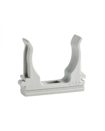 CF32G Держатель (клипса), без галогена, для труб D32мм (10шт) Экопласт (41732-10HF) в Калуге Держатели, клипсы, скобы Pintop.ru