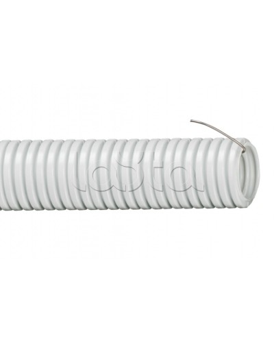 Труба гофр. ПВХ 16 мм с зондом (10 м) IEK (CTG20-16-K41-010I) в Калуге Труба гофрированная Pintop.ru