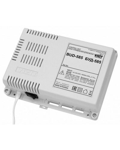 Блок управления и питания периметрового домофона VIZIT БУД-585 в Калуге Блоки управления многоабонентные Pintop.ru