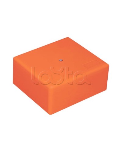 Коробка огн. с глад. стенками,без галогена, IP41, 8P, (1,5-2,5 мм2) (оранж) ОКЛ Экопласт (46051HF) в Калуге Коробки (ОКЛ) Экопласт Pintop.ru