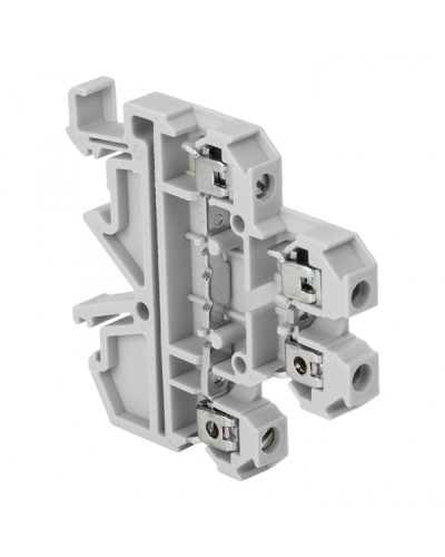 Клемма винтовая двухуровневая JXB-4/35 серая EKF (plc-jxb-2-4/35gy) в Калуге Клеммные колодки Pintop.ru
