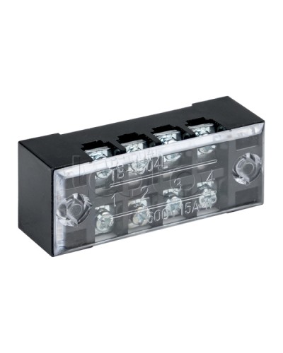 Терминал клеммный TB-1504 до 1,5 мм2 15A 4 клеммные пары EKF PROxima (tb-1504) в Калуге Клеммные колодки Pintop.ru