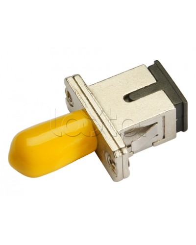 Соединитель проходной ST-SC, SM(для одномодового кабеля), simplex Cabeus ST-SC-SM в Калуге Проходные адаптеры и розетки оптические Pintop.ru