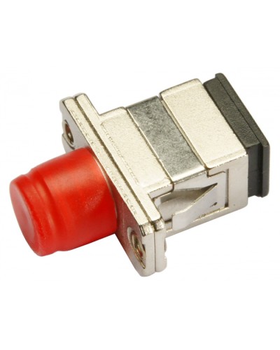 Соединитель проходной SC-FC, SM(для одномодового кабеля), D-тип Cabeus SC-FC-SM в Калуге Проходные адаптеры и розетки оптические Pintop.ru