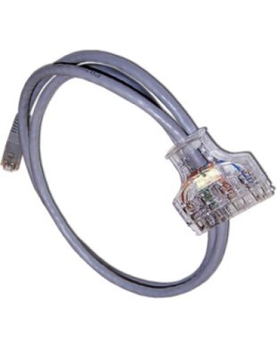 Патч-корд 110 тип - RJ45, 4 пары, UTP, категория 6, 1.5 м LANMASTER LAN-45-P4-1.5/6 в Калуге Патч-корды и пигтейлы Pintop.ru