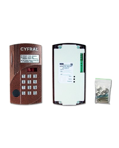 Блок вызова видеодомофона на 100 абонентов Цифрал CCD-2094.1M/РК в Калуге Вызывные аудиопанели малоабонентные Pintop.ru