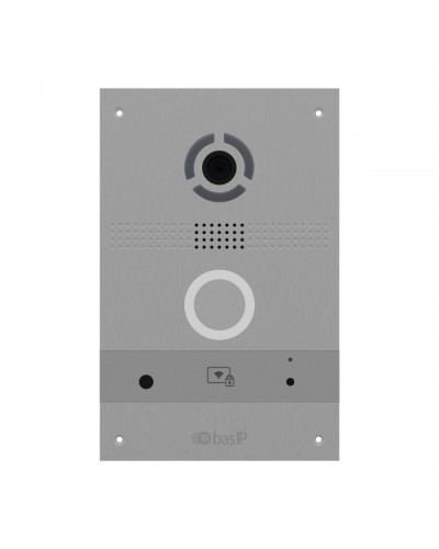 Панель вызывная индивидуальная BAS-IP AV-08FB SILVER в Калуге Вызывные видеопанели малоабонентные Pintop.ru