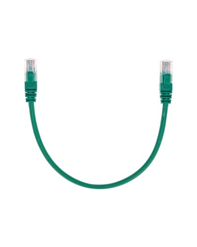 Патч-корд U/UTP, CAT 5e, RJ45-RJ45, 26AWG, LSZH, зеленый, 0,3м REXANT 02-0106-03 в Калуге Патчкорды (медные) Pintop.ru