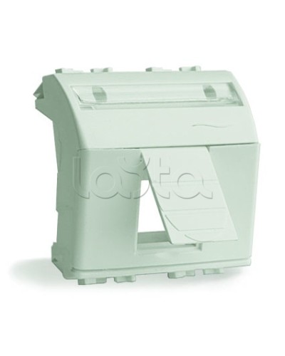 Адаптер для информационных разъемов Keystone, белый, 2 мод DKC 76613B в Калуге Аксессуары для кабель-канала Pintop.ru