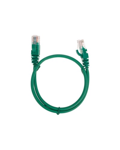 Патч-корд U/UTP, CAT 5e, RJ45-RJ45, 26AWG, LSZH, зеленый, 0,5м REXANT 02-0106-05 в Калуге Патчкорды (медные) Pintop.ru