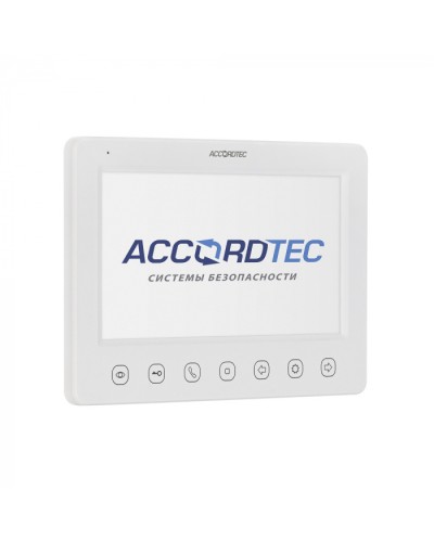Монитор видеодомофон AccordTec AT-VD 751C/M/SD WH в Калуге Абонентские IP устройства Pintop.ru