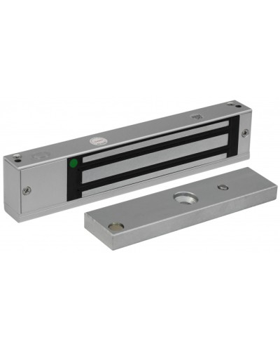 Smartec ST-EL140DL-SL - Электромагнитный замок, внутреннее исполнение, СИД, датчик положения двери, 12 VDC / 250мА, усилие 140-150 кг. в Калуге Электромагнитные замки Pintop.ru