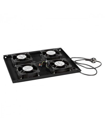 Панель вентиляционная с 4 вентиляторами Cabeus TRAY-60-BK в Калуге Вентиляторные модули Pintop.ru