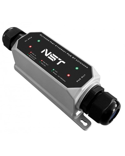 Уличный Ultra PoE удлинитель Fast Ethernet до 250м на 1 порт NST NS-EX-1FP/W в Калуге Дополнительное оборудование для сетей Pintop.ru