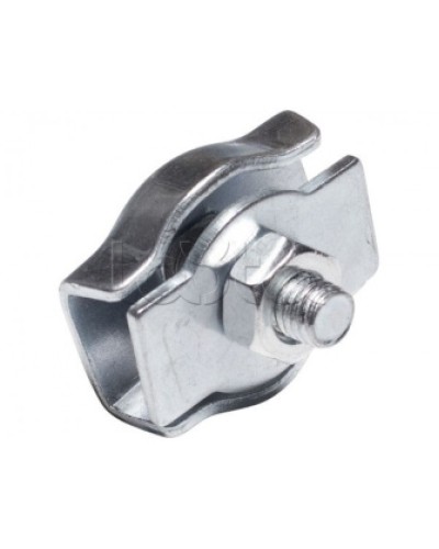 Зажим для троса одинарный Simplex (4 мм) EKF (zdts-4) в Калуге Крепежные изделия Pintop.ru