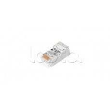 Коннектор NIKOMAX RJ45/8P8C под витую пару, Кат.5е (Класс D), уп-ка 100шт. (NMC-RJ88RZ50SD1-PT-100)
