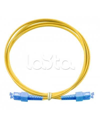 Патч-корд дуплексный 2*9/125 SC-SC, 1м Eurolan (41F-S2-SC-SC-01) в Калуге Патч-корды и пигтейлы Pintop.ru