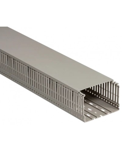 Кабель-канал перфорированный 100х60 «ИМПАКТ» IEK (CKM50-100-060-1-K03) в Калуге Кабель-канал Pintop.ru