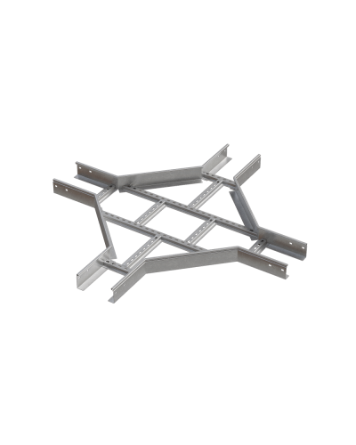 Х-разветвитель лестничный 80х400х1,5 мм N КМ-профиль (LXD80-400-1.5 N) в Калуге Аксессуары для лотков Pintop.ru