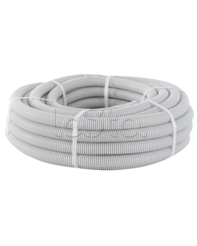 Труба гофр. ПВХ с протяжкой d16 мм (10 м) серая EKF-Plast (tg-z-16-10m) в Калуге Труба гофрированная Pintop.ru