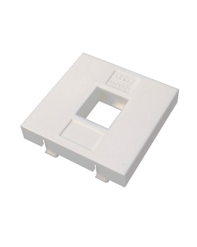 Адаптер Mosaic 45 х 45 мм для модуля Keystone, 1 порт, белый Datarex DR-5301 в Калуге Коммутационные изделия Pintop.ru