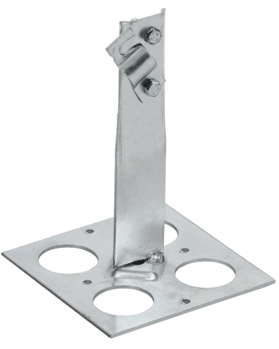 Держатель проводника круглого 6-10мм винтовой IEK (ZDP85-11-6-16-90) в Калуге Крепеж Pintop.ru