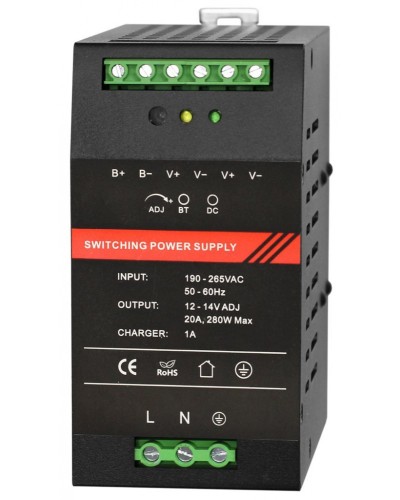 Блок питания Smartec ST-PS120BDU-BK в Калуге Дополнительное оборудование для СКУД Pintop.ru