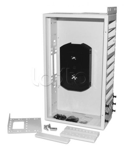 Бокс оптический универсальный 19 Hyperline FO-19R-3U-12xSLT-W140H42-96UN-GY в Калуге Коммутационные изделия Pintop.ru