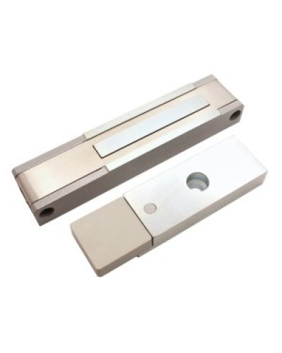 Электромагнитный замок с датчиком состояния двери ALeko ALM-150P (24В серый) в Калуге Электромагнитные замки Pintop.ru