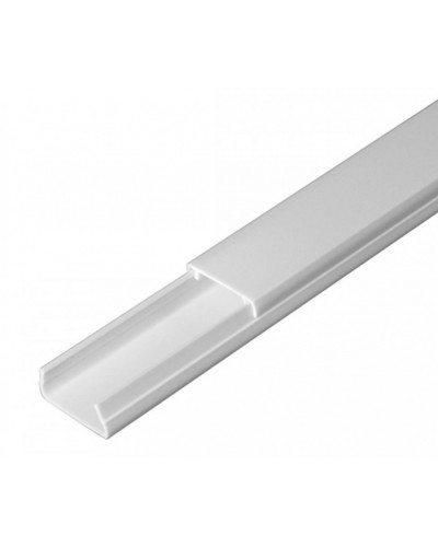 Кабель-канал белый 2-й замок в п/э 20х10 (96 м/уп) Промрукав (PR03.0049) в Калуге Кабель-канал Pintop.ru