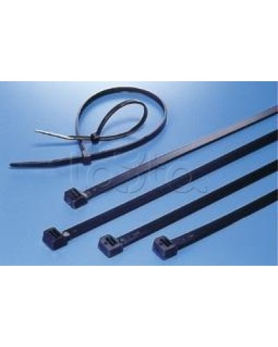 Хомут-стяжка нейлоновый, неоткрывающийся, 250х3.6 мм, черные Hyperline GT-250IBC (100 шт/уп) в Калуге Стяжки-хомуты Pintop.ru
