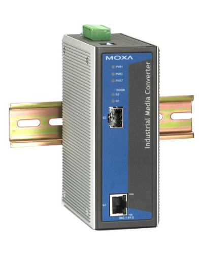 Медиаконвертер Gigabit Ethernet 10/100/1000BaseTX в 1000BaseSX/LX/LHX/ZX Moxa IMC-101G в Калуге Дополнительное оборудование для ОПС Pintop.ru
