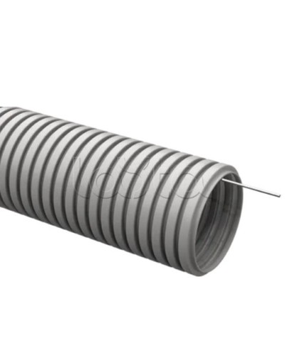 Труба гофр. ПВХ d=20 с зондом (100м) GENERICA IEK (CTG20-20-K41-100-G) в Калуге Труба гофрированная Pintop.ru