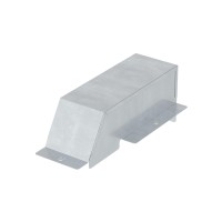 Ответвитель-крышка Т-обр - переходник DDT 200/150 горячеоцинкованный DKC 36567KHDZ