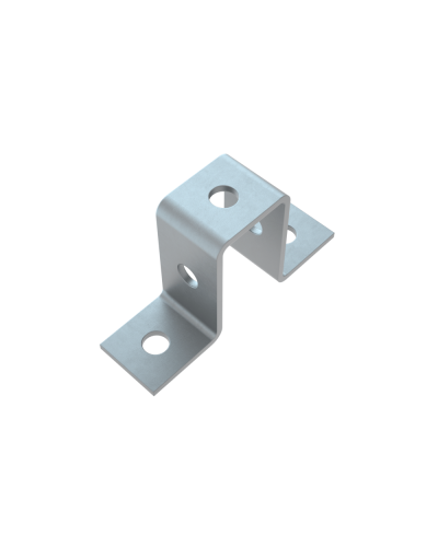 Прямоугольная скоба для страт-профиля 41х72 мм HD85 КМ-профиль (PS41-72 HD85) в Калуге Держатели, клипсы, скобы Pintop.ru