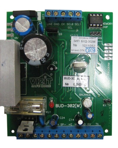 Плата печатная в сборе Vizit ЗИП БУД-302М в Калуге Аксессуары для многоабонентных систем Pintop.ru