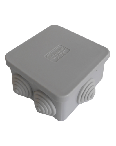 Коробка распред. о/п 85х85х40мм 6 вых., IP44 Экопласт 44006 в Калуге Распределительные коробки Pintop.ru