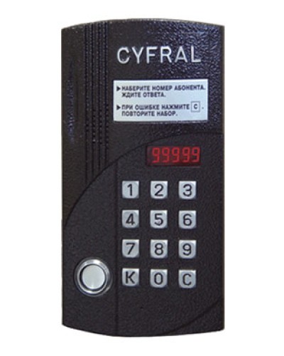 Блок вызова аудиодомофона на 20 абонентов Цифрал CCD-20/TCVС в Калуге Блоки вызова многоабонентные Pintop.ru