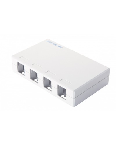 Коробка арендатора 4 порта Eurolan (12B-00-04WT) в Калуге Распределительные коробки Pintop.ru