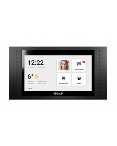 IP-видеодомофон BAS-IP AT-07L BLACK в Калуге Вызывные IP панели Pintop.ru