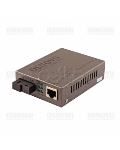 Медиаконвертер Fast Ethernet OSNOVO OMC-100-11S5b в Калуге Медиаконвертеры Pintop.ru