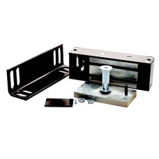 Замок электромагнитный Олевс М2-300 с уголком черный