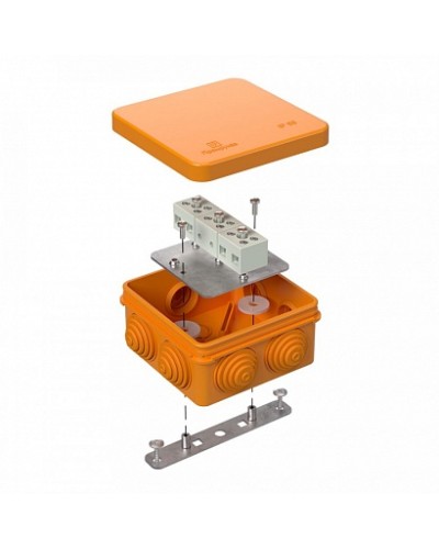 Коробка огнестойкая для о/п 40-0210-FR2.5-6 Е15-Е120 80х80х40 Промрукав в Калуге Огнестойкие кабельные линии Pintop.ru