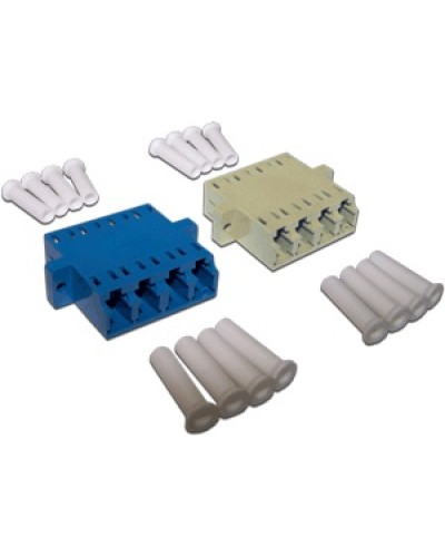 Адаптер оптический LC, OM3 корпус SC, квадро LANMASTER LAN-4LC/S-AM-OM3 в Калуге Коннекторы Pintop.ru