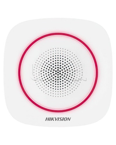 Беспроводной внутренний SIP-оповещатель Hikvision AX PRO DS-PS1-II-WE(RU) (Red Indicator) в Калуге Оповещатели Pintop.ru